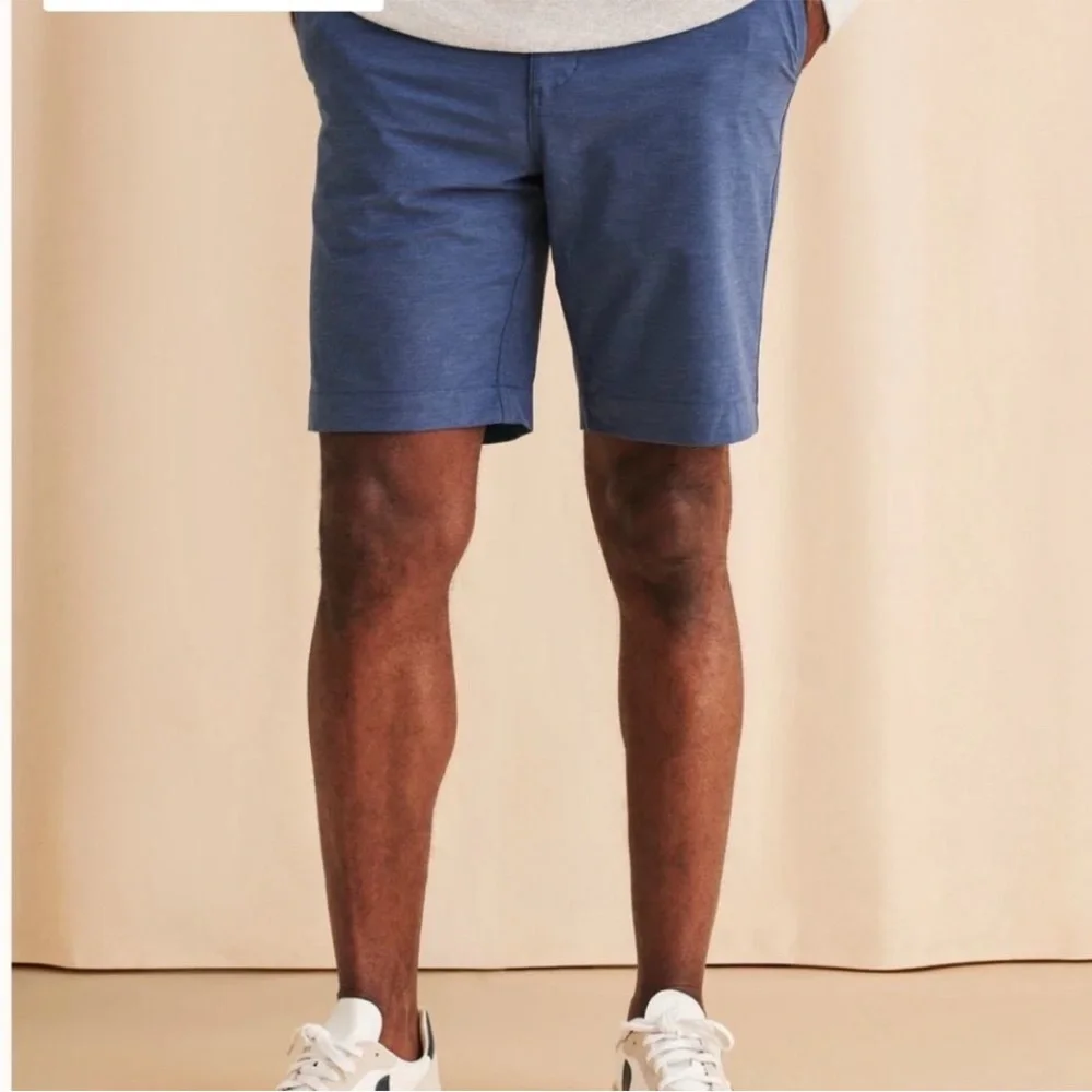 FAHERTY All Day shorts size 40 blue NWOT